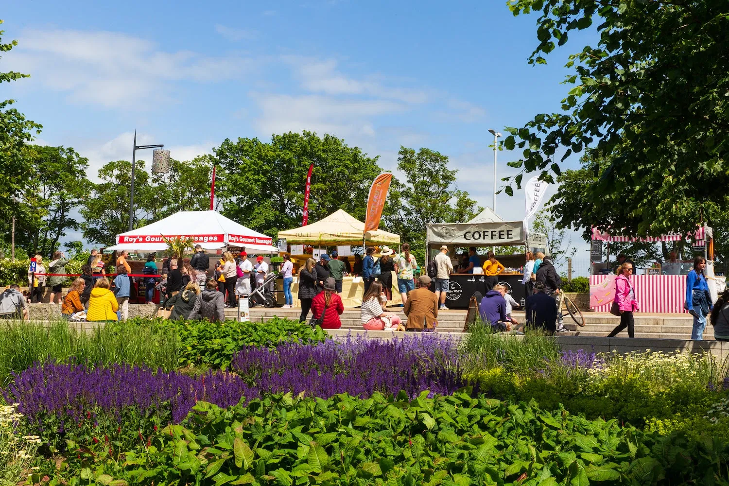 Farmers' market at People's Park, Dún Laoghaire, Co. Dublin